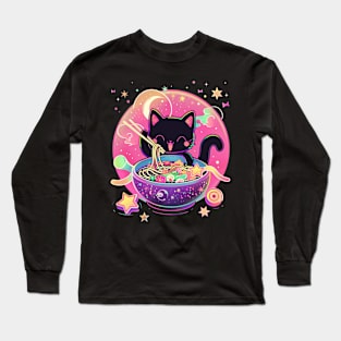 Kawaii Cat Journeys Long Sleeve T-Shirt